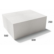 Блоки ПГС 600-500-250 - цена за поддон 1.44 м3