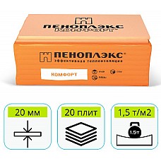 Пеноплэкс (Пеноплекс) Комфорт 20мм