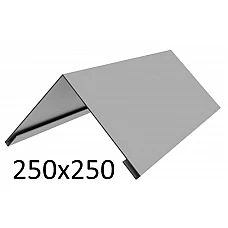 Конек оцинкованный 250х250