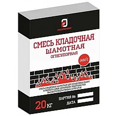Смесь кладочная шамотная огнеупорная